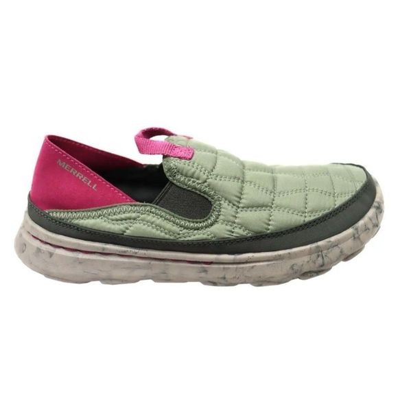 Merrell Shoes - Merrell Gray and Pink Quilted Flats NWOT